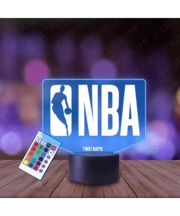 Lampka Nocna 3D LED LAMP Koszykówka NBA