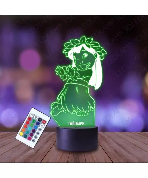Lampka Nocna 3D LED LAMP Lilo
