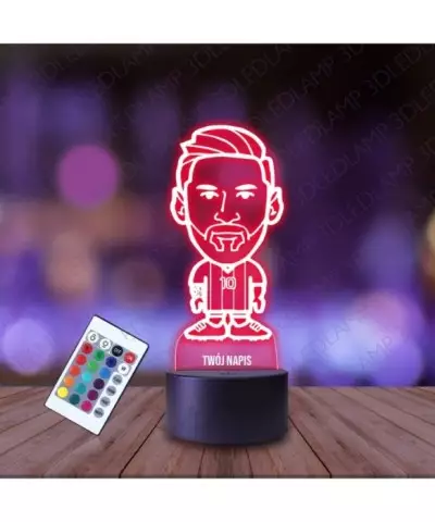 Lampka Nocna 3D LED LAMP Leo Messi