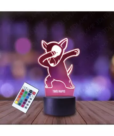 Lampka Nocna 3D LED LAMP Pies Dabujący