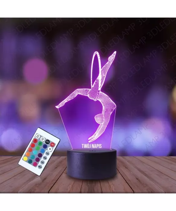 Lampka Nocna 3D LED LAMP Gimnastyczka