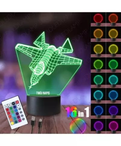 Lampka Nocna 3D LED LAMP Myśliwiec