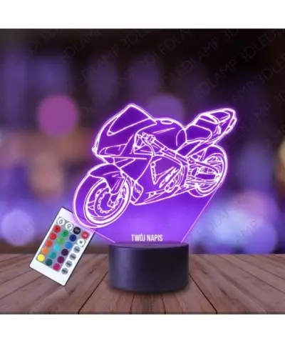 Lampka Nocna 3D LED LAMP Motor Honda
