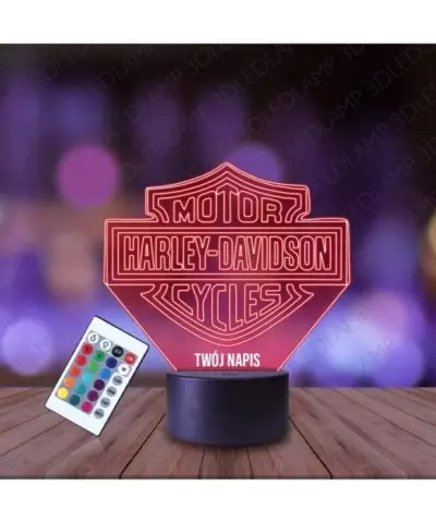 Lampka Nocna 3D LED LAMP Harley Davidson