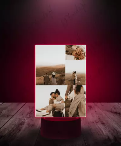 Ramka Miłosna Kolaż Zdjęć na Szkle - 2