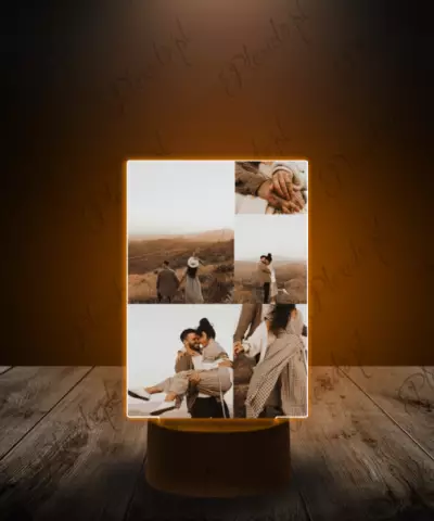 Ramka Miłosna Kolaż Zdjęć na Szkle - 3