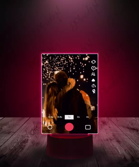 Ramka Miłosna Tiktok na Szkle - 3