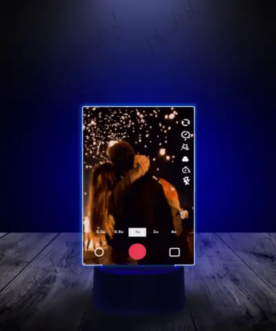 Ramka Miłosna Tiktok na Szkle - 1