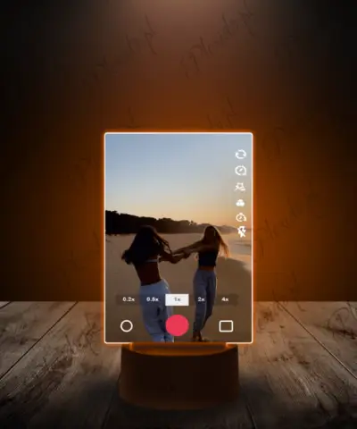 Ramka Tiktok z Przyjaciółką na Szkle - 2