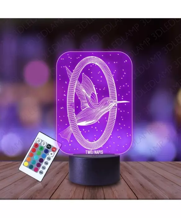 Lampka Nocna 3D LED LAMP Koliber