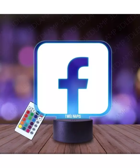 Lampka Nocna 3D LED LAMP Facebook