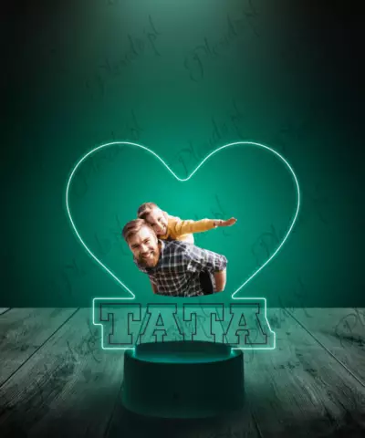 Lampka LED 3D Plexido z Nadrukiem Dla Taty - 3