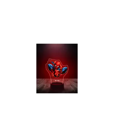 Lampka LED 3D Plexido z Nadrukiem Spiderman - 1