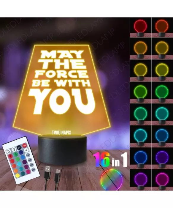 Lampka Nocna 3D LED LAMP Gwiezdne Wojny
