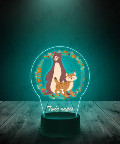 lampka_led_3d_plexido_z_nadrukiem_miś_i_ryś