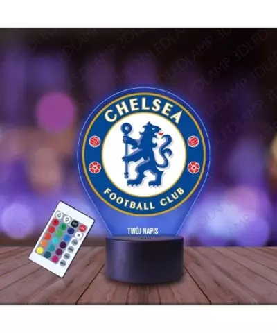 Lampka Nocna 3D LED LAMP z Nadrukiem Chelsea F.C.
