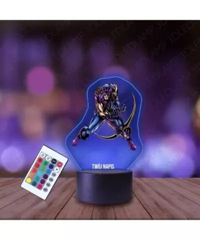 Lampka Nocna 3D LED LAMP z Nadrukiem Marvel Hawkeye
