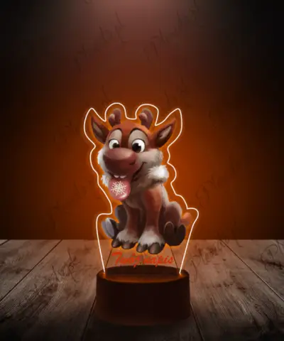 lampka_led_3d_plexido_z_nadrukiem_kraina_lodu_sven