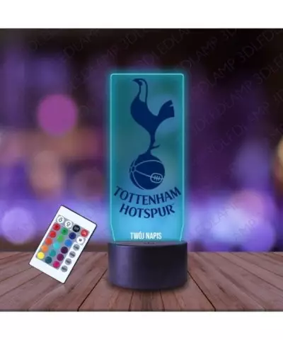 Lampka Nocna 3D LED LAMP z Nadrukiem Tottenham