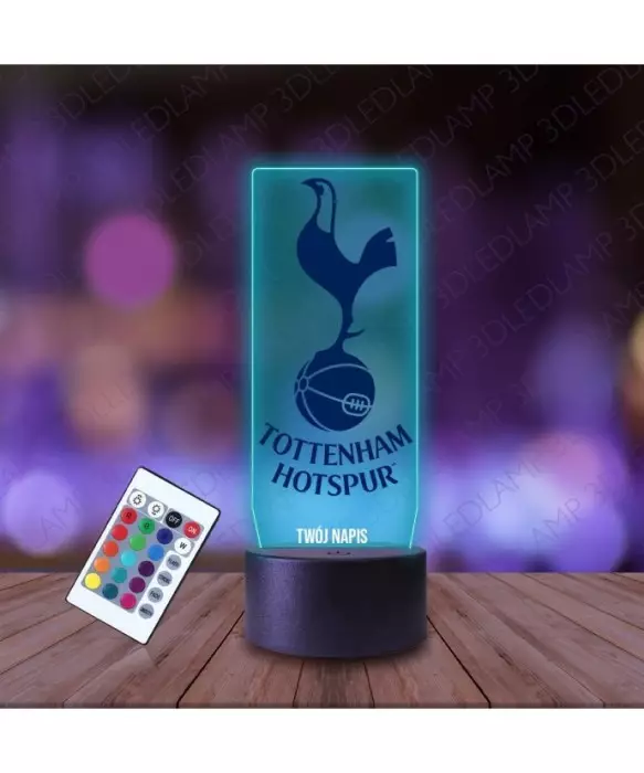 Lampka Nocna 3D LED LAMP z Nadrukiem Tottenham
