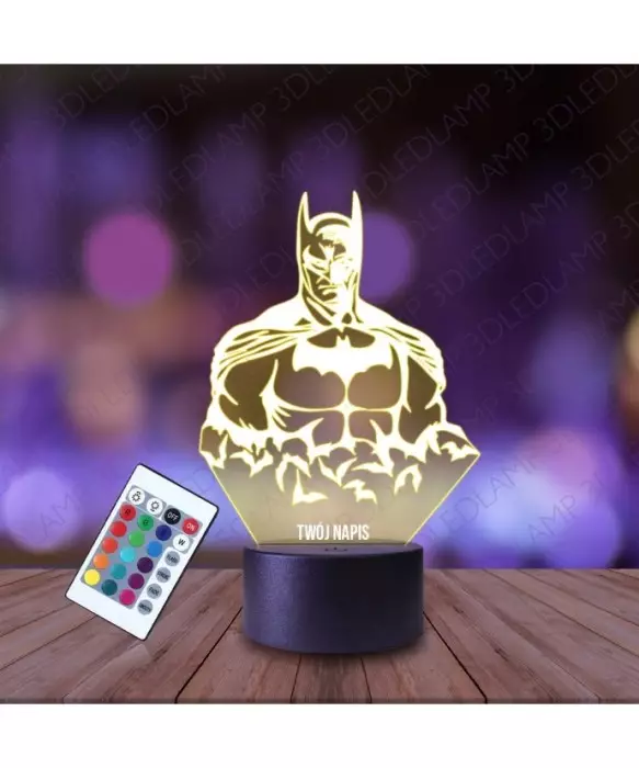 Lampka Nocna 3D LED LAMP Batman Postać