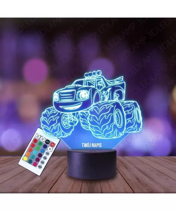 Lampka Nocna 3D LED LAMP Blaze i Mega Maszyny