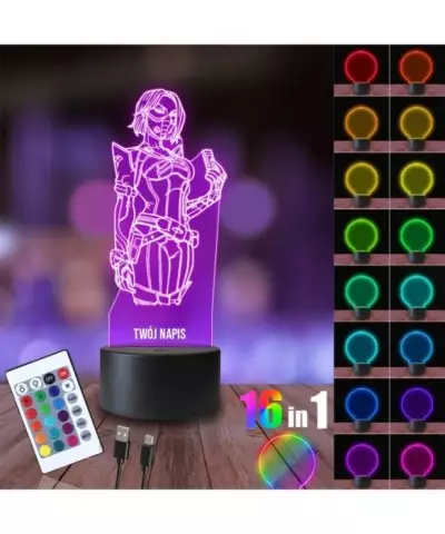 Lampka Nocna 3D LED LAMP Valorant Viper