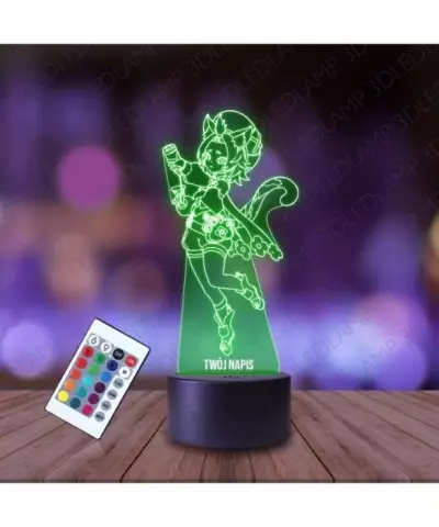 Lampka Nocna 3D LED LAMP Genshin Impact Drink