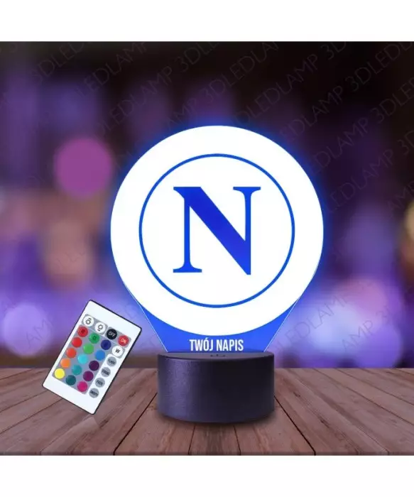 Lampka Nocna 3D LED LAMP SSC Napoli