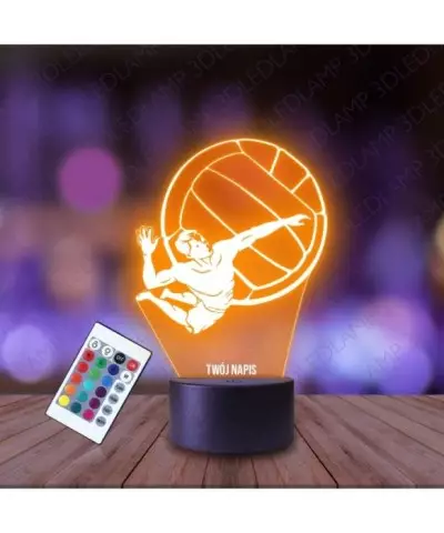 Lampka Nocna 3D LED LAMP Siatkarz