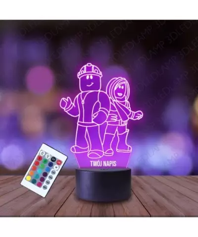 Lampka Nocna 3D LED LAMP Roblox Para