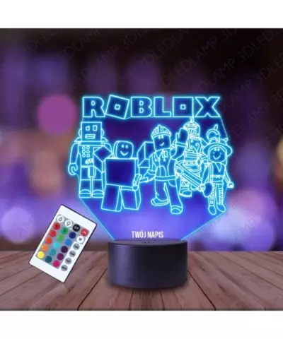 Lampka Nocna 3D LED LAMP Roblox Postacie