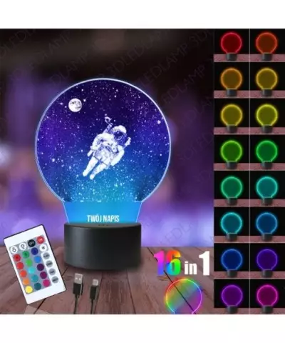 Lampka Nocna 3D LED LAMP Astronauta