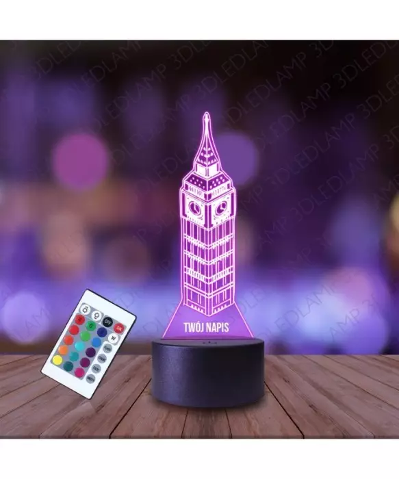 Lampka Nocna 3D LED LAMP Big Ben