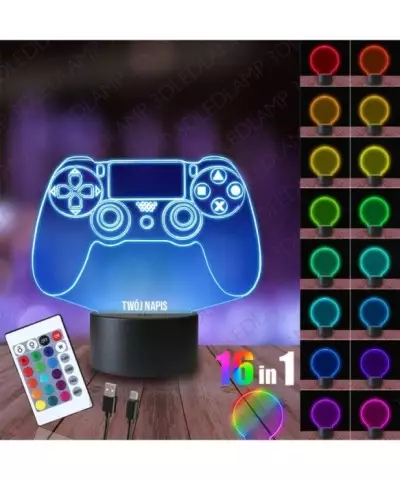 Lampka Nocna 3D LED LAMP Pad Playstation PS5
