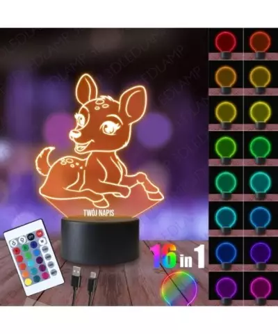 Lampka Nocna 3D LED LAMP Sarenka