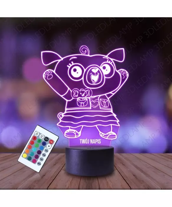 Lampka Nocna 3D LED LAMP Frytka i Kartofelcia