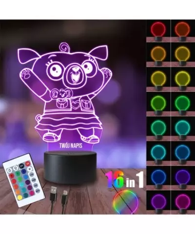 Lampka Nocna 3D LED LAMP Frytka i Kartofelcia