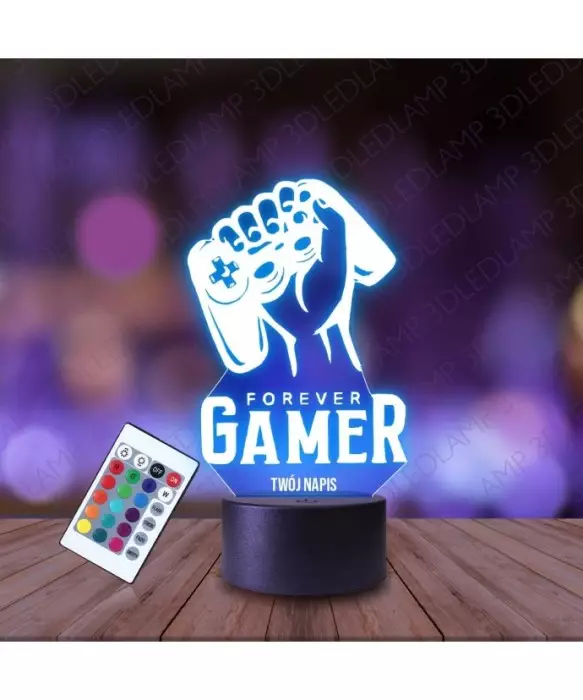 Lampka Nocna 3D LED LAMP Forever Gamer
