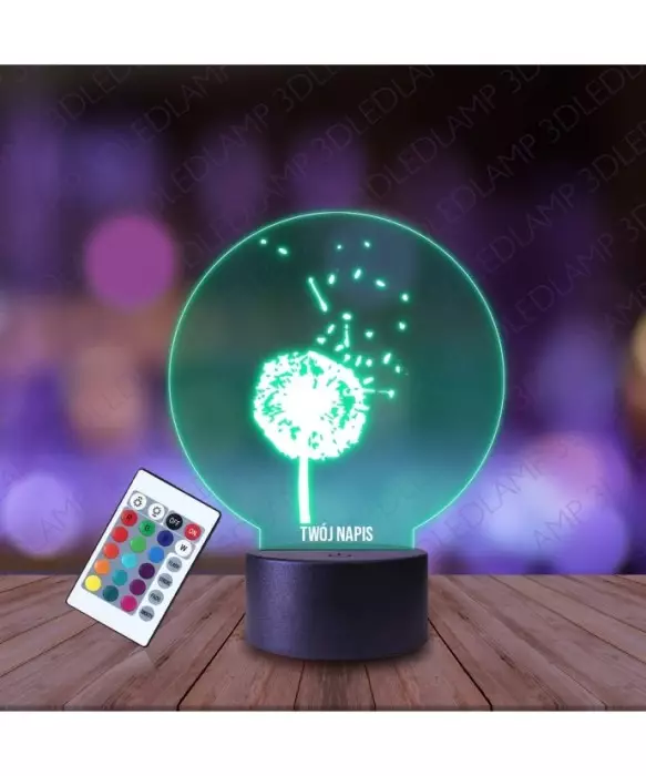 Lampka Nocna 3D LED LAMP Dmuchawiec