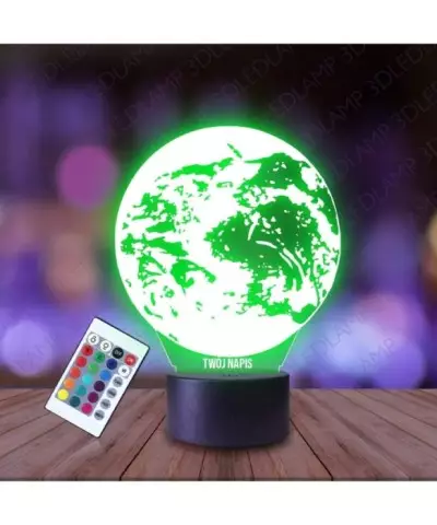 Lampka Nocna 3D LED LAMP Kula Ziemska Globus