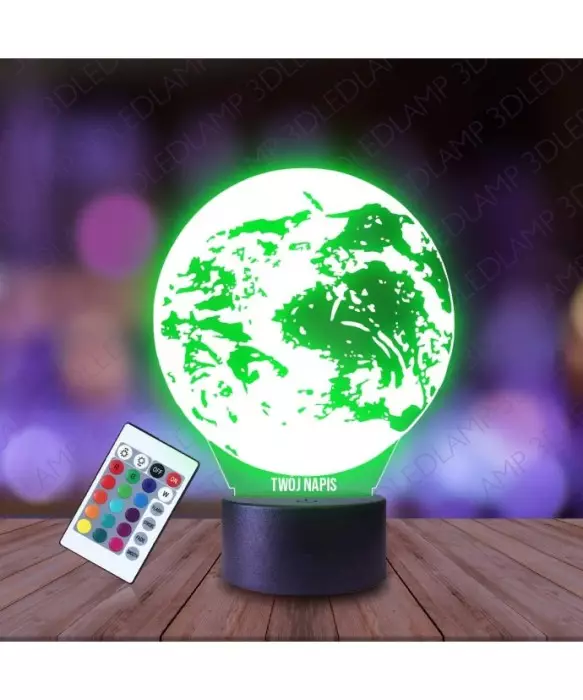 Lampka Nocna 3D LED LAMP Kula Ziemska Globus