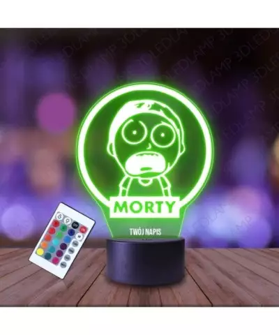 Lampka Nocna 3D LED LAMP Morty
