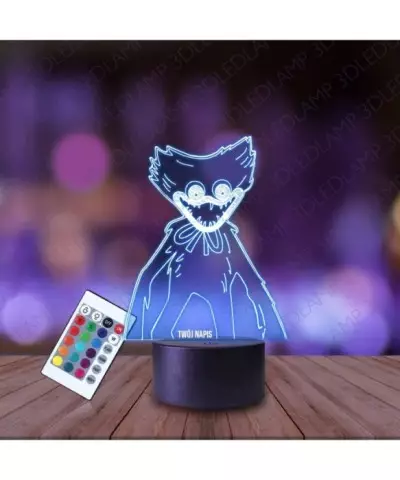 Lampka Nocna 3D LED LAMP Huggy Wuggy