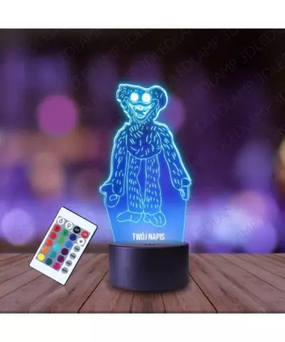 Lampka Nocna 3D LED LAMP Huggy Wuggy Gra