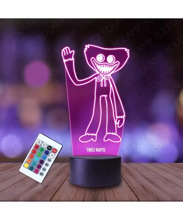 Lampka Nocna 3D LED LAMP Huggy Wuggy Potworek