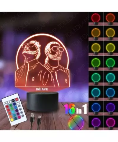 Lampka Nocna 3D LED LAMP PNL Rap