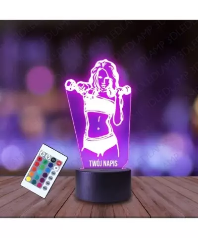 Lampka Nocna 3D LED LAMP Klub Fitness