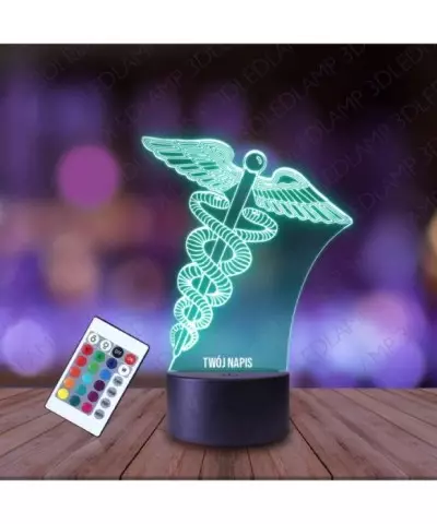 Lampka Nocna 3D LED LAMP Służba Zdrowia Lekarz