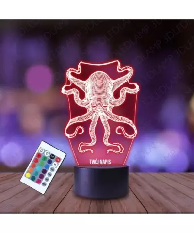Lampka Nocna 3D LED LAMP Ośmiornica Kraken
